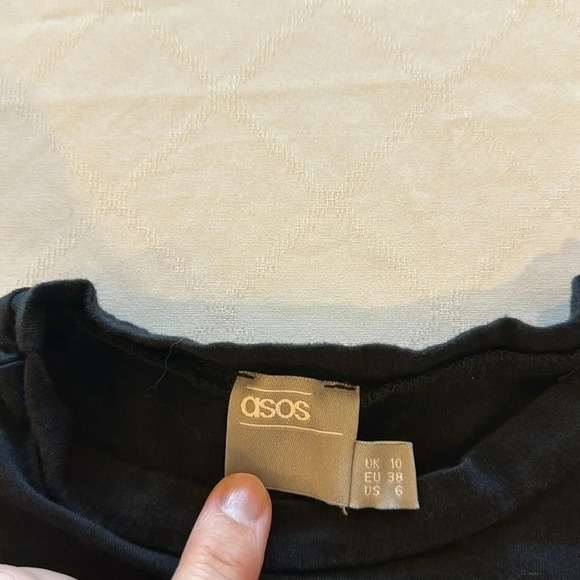 ASOS women’s tee shirt material dress size 6 super‎ cute EUC - Picture 2 of 5